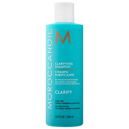 Champú clarificante Moroccanoil: seguro para el cabello teñido, sin sulfatos, cuidado capilar nutritivo para todo tipo de cabello