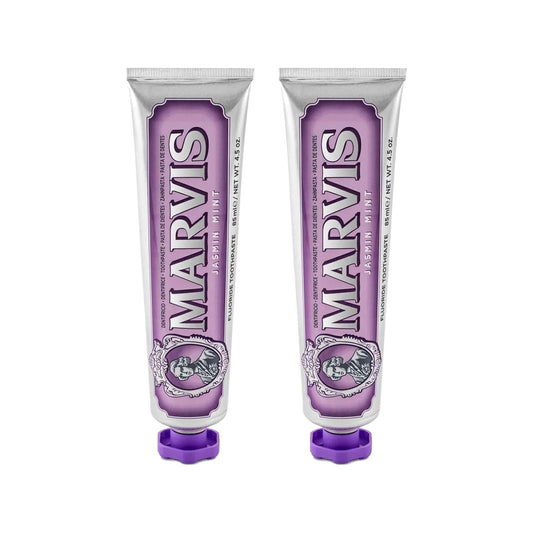 Dentifrice Marvis Premium Jasmin Mint au xylitol - 2 x 85 ml - Soin buccal rafraîchissant