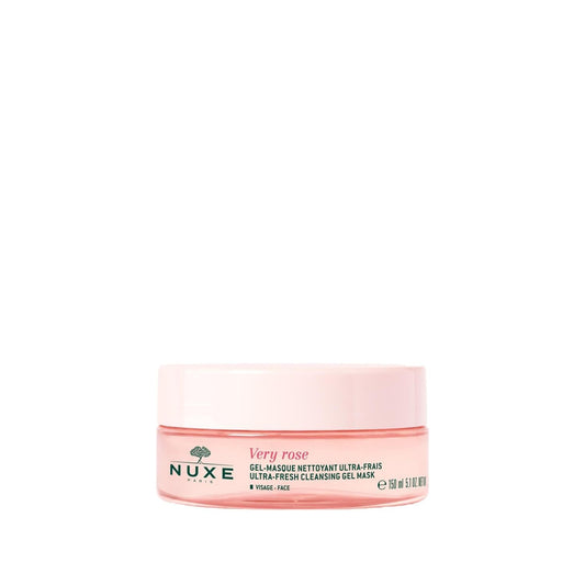 Masque Gel Nettoyant Nuxe Very Rose - 150 ml, soin naturel pour un nettoyage en douceur et une nutrition intense