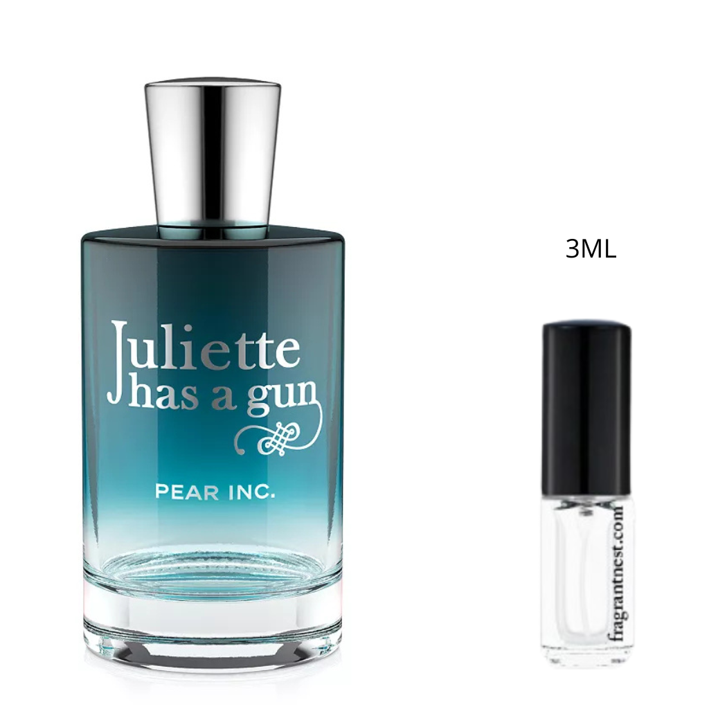 Juliette Has a Gun Pear Inc. Eau De Parfum Travel Spray | Sample Fragrant Nest 3mL Glass Spray (45 Sprays)