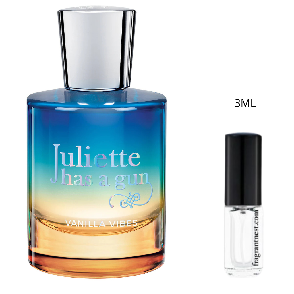 Juliette Has a Gun Vanilla Vibes Eau De Parfum Travel Spray | Sample Fragrant Nest 3mL Glass Spray (45 Sprays)