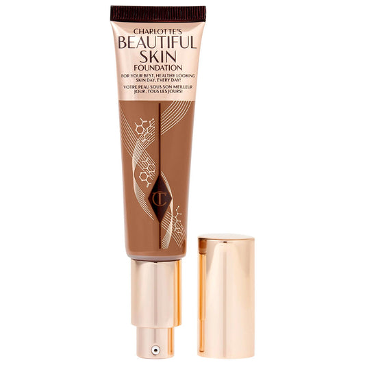 Charlotte Tilbury Beautiful Skin Fond de teint liquide couvrance moyenne à l'acide hyaluronique - Longue tenue, végane et non testé sur les animaux
