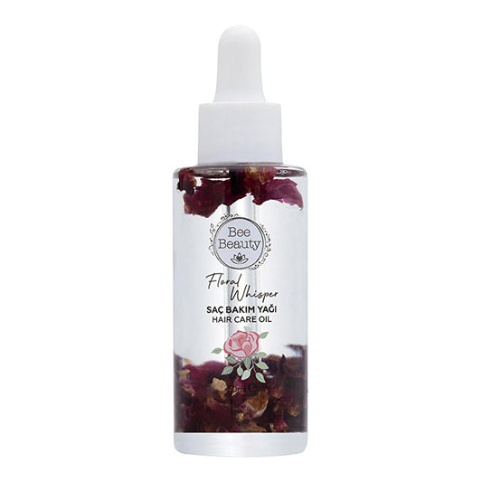 Huile de soin capillaire Bee Beauty Floral Whisper : soin hydratant, illuminateur et revitalisant - 50 ml