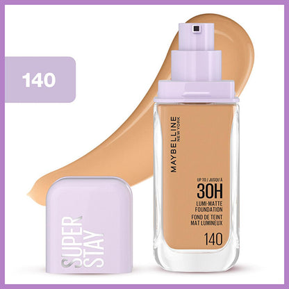 Fond de teint Super Stay Lumi Matte de Maybelline New York - Longue tenue, fini mat, formule légère pour toutes les carnations