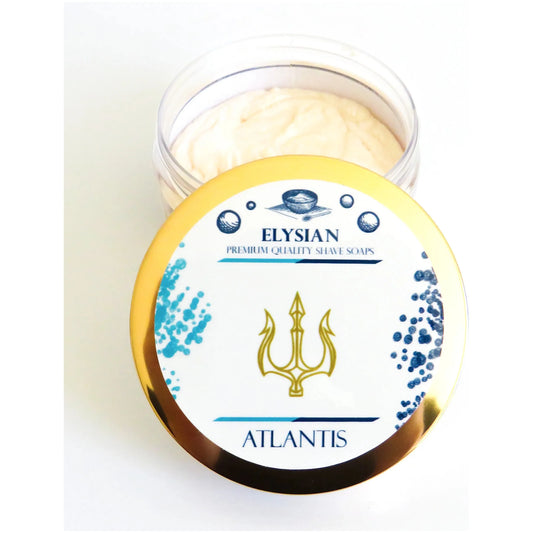 Elysian Atlantis Shaving Collection Shaving Set Pasteur Pharmacy Shaving Soap 4oz