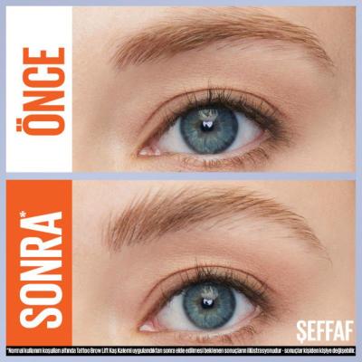Crayon à sourcils Maybelline Tattoo Brow Lift - Transparent, effet liftant longue tenue pour des sourcils définis