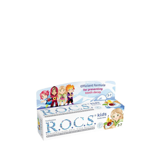 Pasta dental infantil ROCS - Sabor frutas | 3-7 años