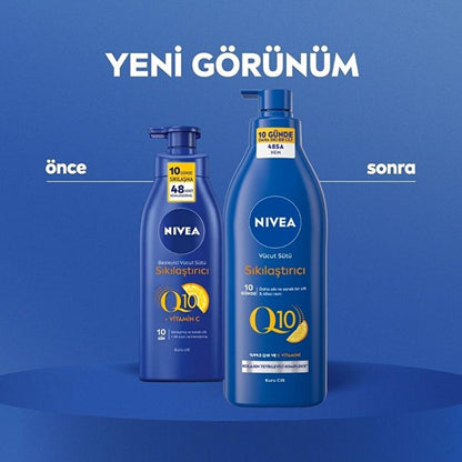 Lait corps raffermissant Nivea Q10 – Hydratation intense et bienfaits raffermissants pour tous types de peau