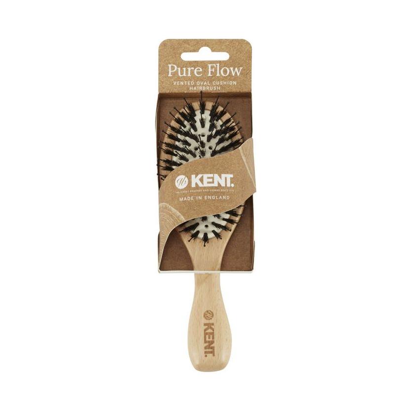 Kent Pure flow Vented Oval Cushion Hairbrush LPF1 - 5 Oz Hairbrush Pasteur Pharmacy
