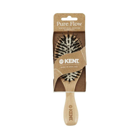 Kent Pure flow Vented Oval Cushion Hairbrush LPF1 - 5 Oz Hairbrush Pasteur Pharmacy