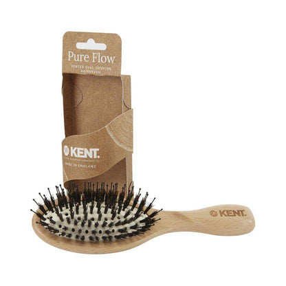 Kent Pure flow Vented Oval Cushion Hairbrush LPF1 - 5 Oz Hairbrush Pasteur Pharmacy