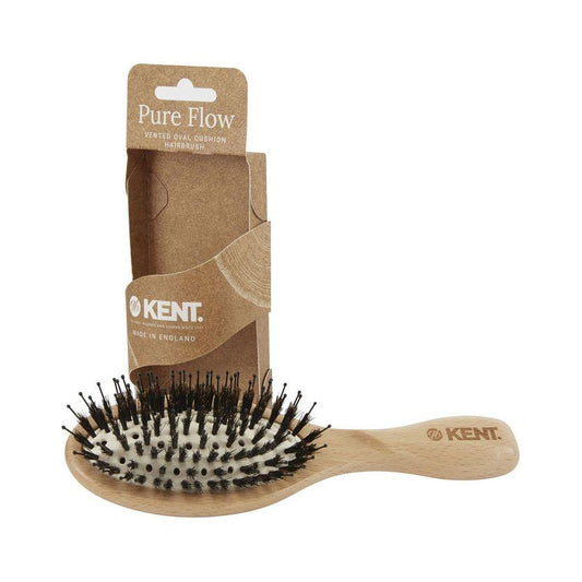 Kent Pure flow Vented Oval Cushion Hairbrush LPF1 - 5 Oz Hairbrush Pasteur Pharmacy