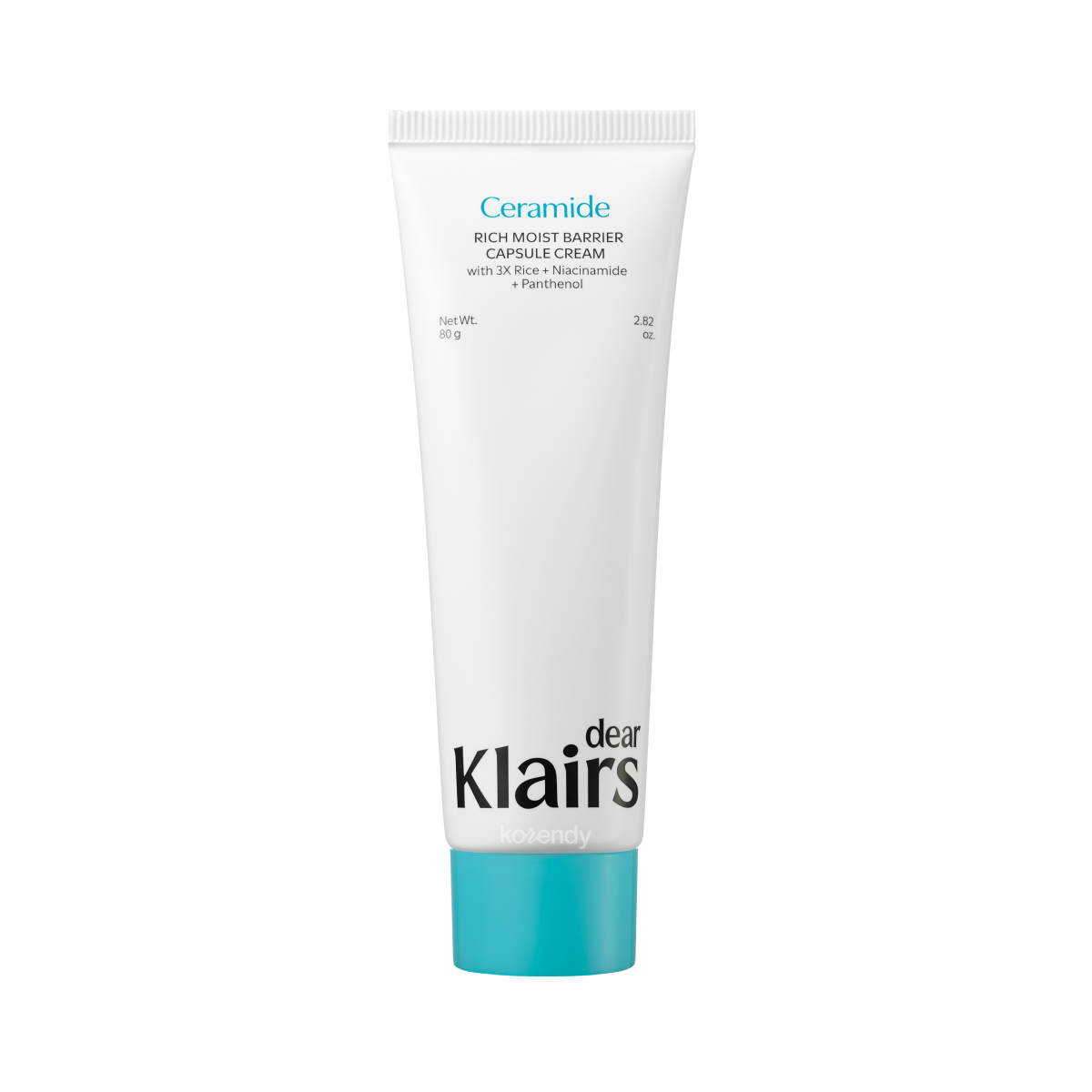 Crème barrière hydratante Rich Moist au riz et aux céramides de Klairs 20 g
