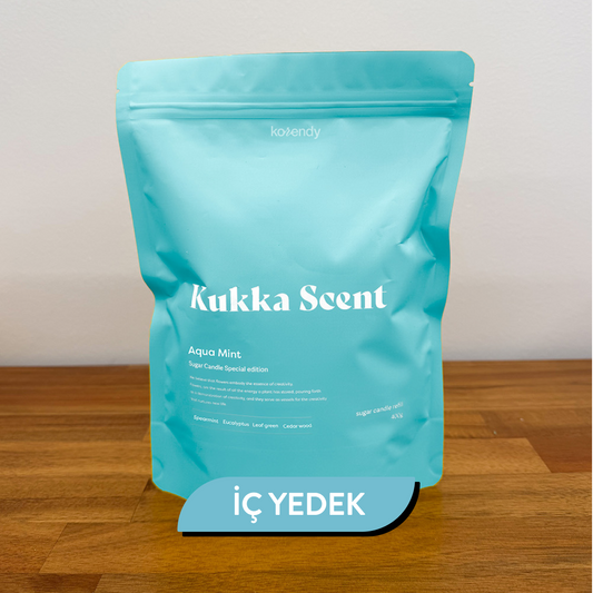 Recambio de vela Kukka Scent Aqua Mint Sugar, menta y eucalipto