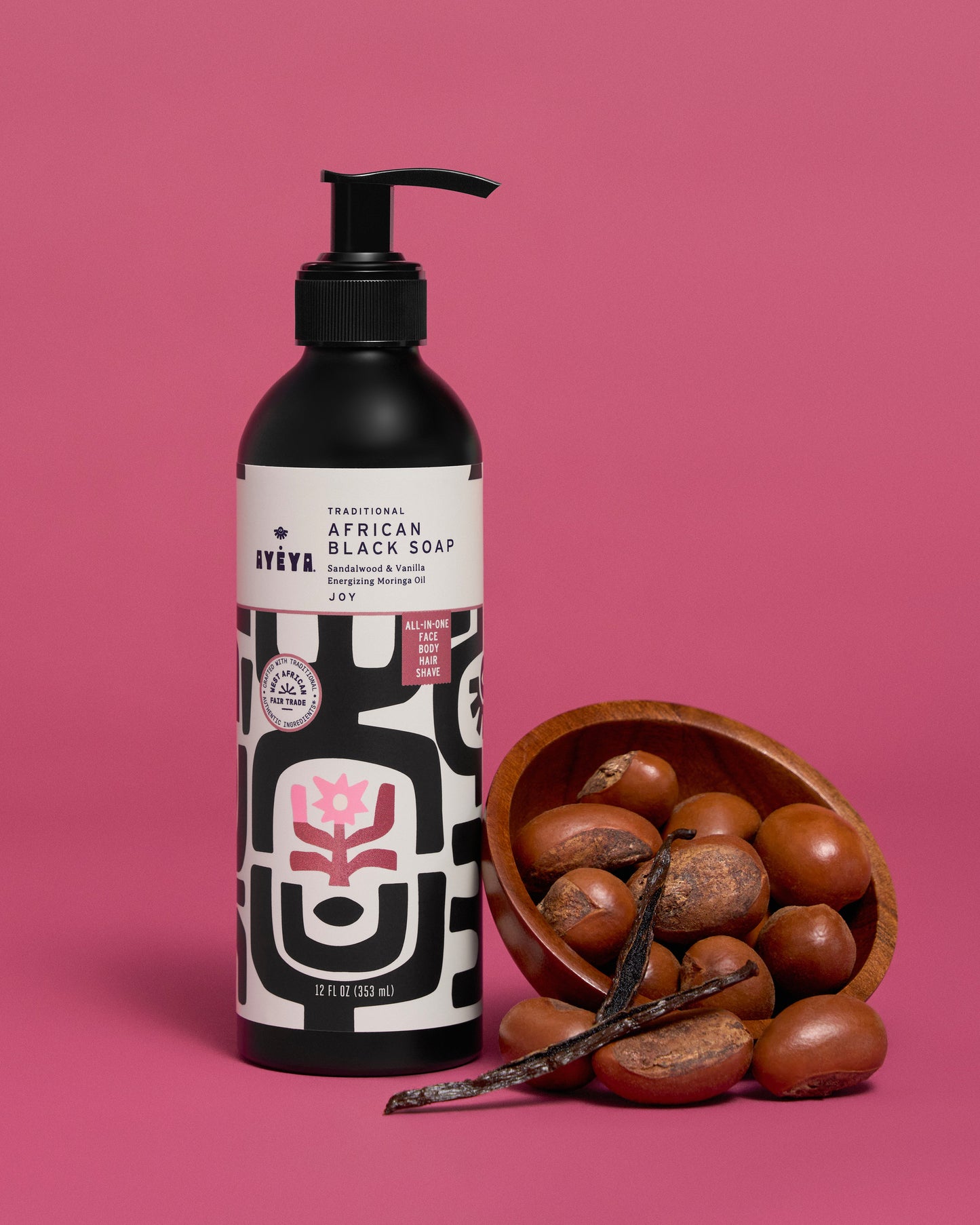 AYÉYA Traditional African Black Liquid Soap <br> Joy Body Wash AYÉYA Online Store
