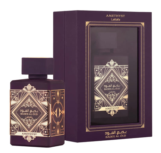 Lattafa Badee Al Oud Amethyst Eau de Parfum — 3.4 oz