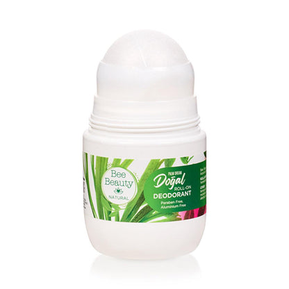 Desodorante roll-on natural para mujer Bee Beauty - Sin aluminio, sin parabenos, 1.69 fl oz