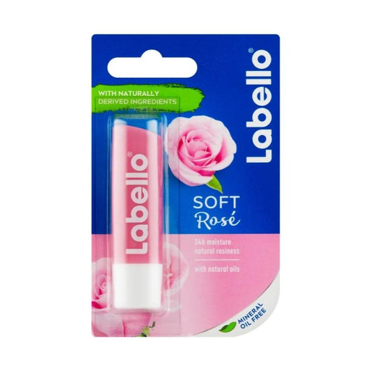 Labello Soft Rose 24h Moisture Lip Balm 4.8g Lip Balm Pasteur Pharmacy