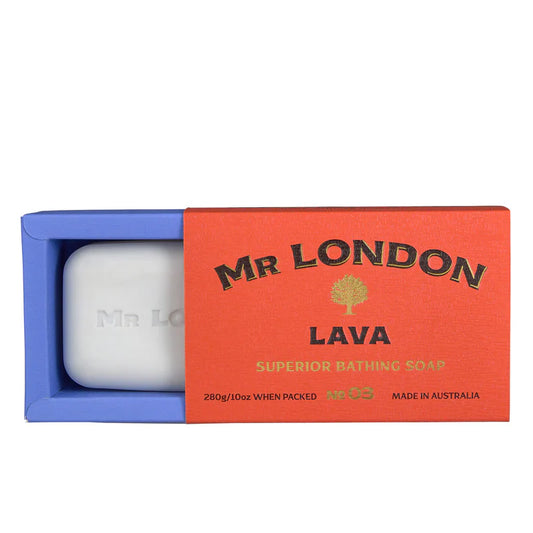 Mr London Lava No 03 Superior Bathing Soap for Men 280g/10oz Bath Soap Pasteur Pharmacy