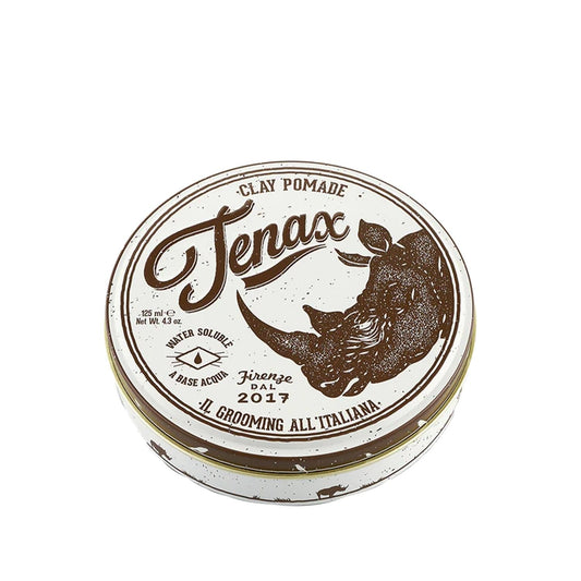 Pomade Argile Capillaire Tenax 125ml - Fixation forte, fini mat et cire texturisante pour hommes et femmes