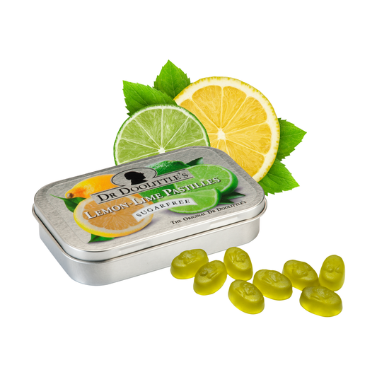 Dr Doolittle's Lemon-Lime Sugarfree Pastilles - 25 Count 60g Candy & Sweets Pasteur Pharmacy