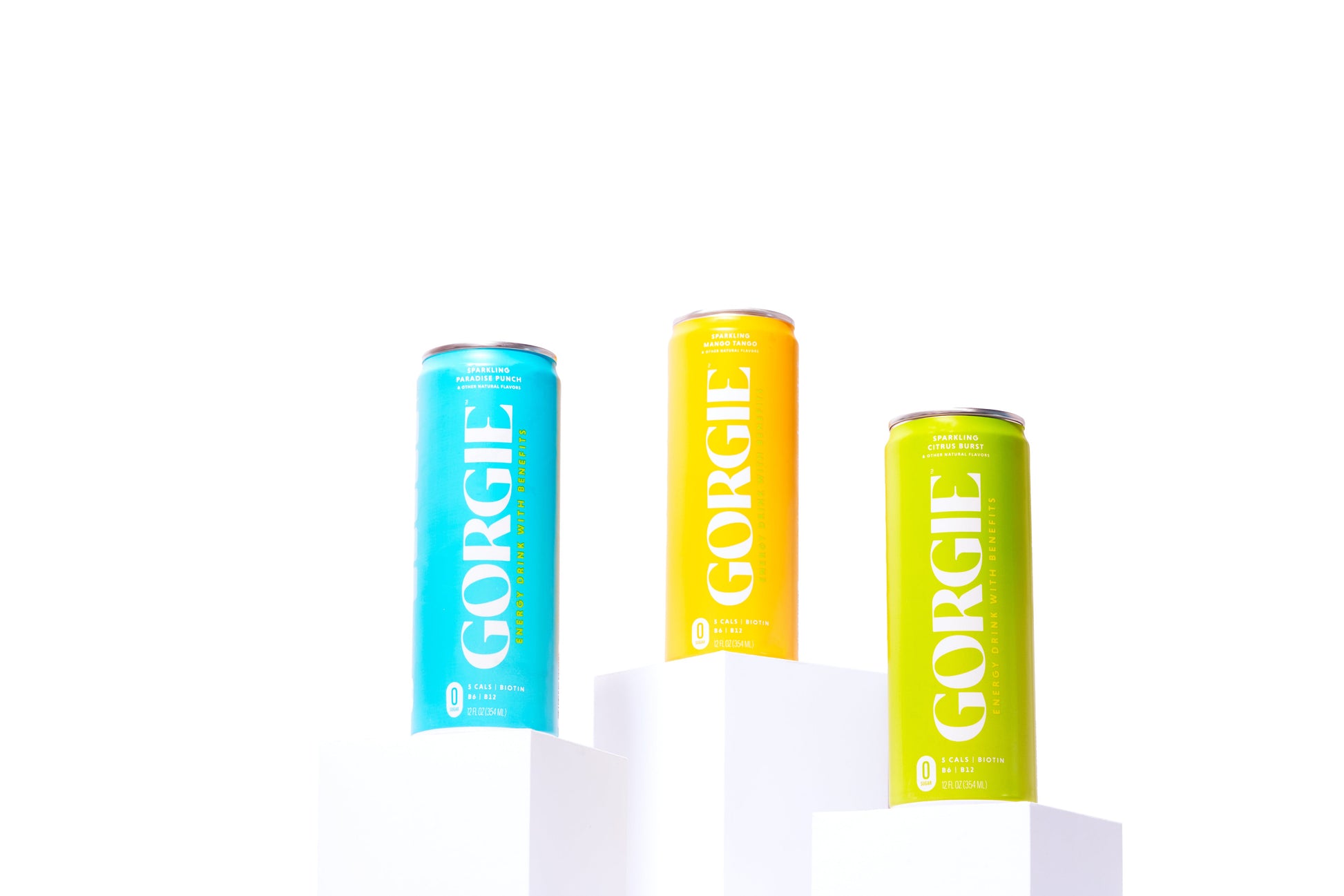 GORGIE Energy Drink - Sparkling Citrus Burst - 12 Cans Pack Energy Drink GORGIE