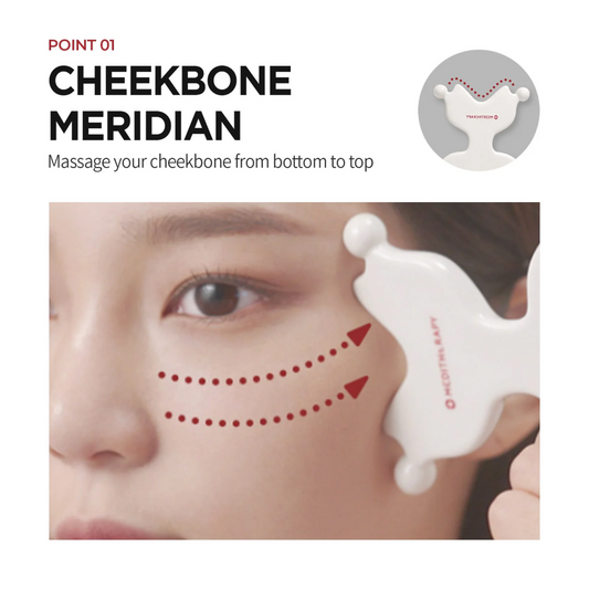 Meditherapy Lif-Me Gua Sha 100% Ceramic Face Sculpting Tool