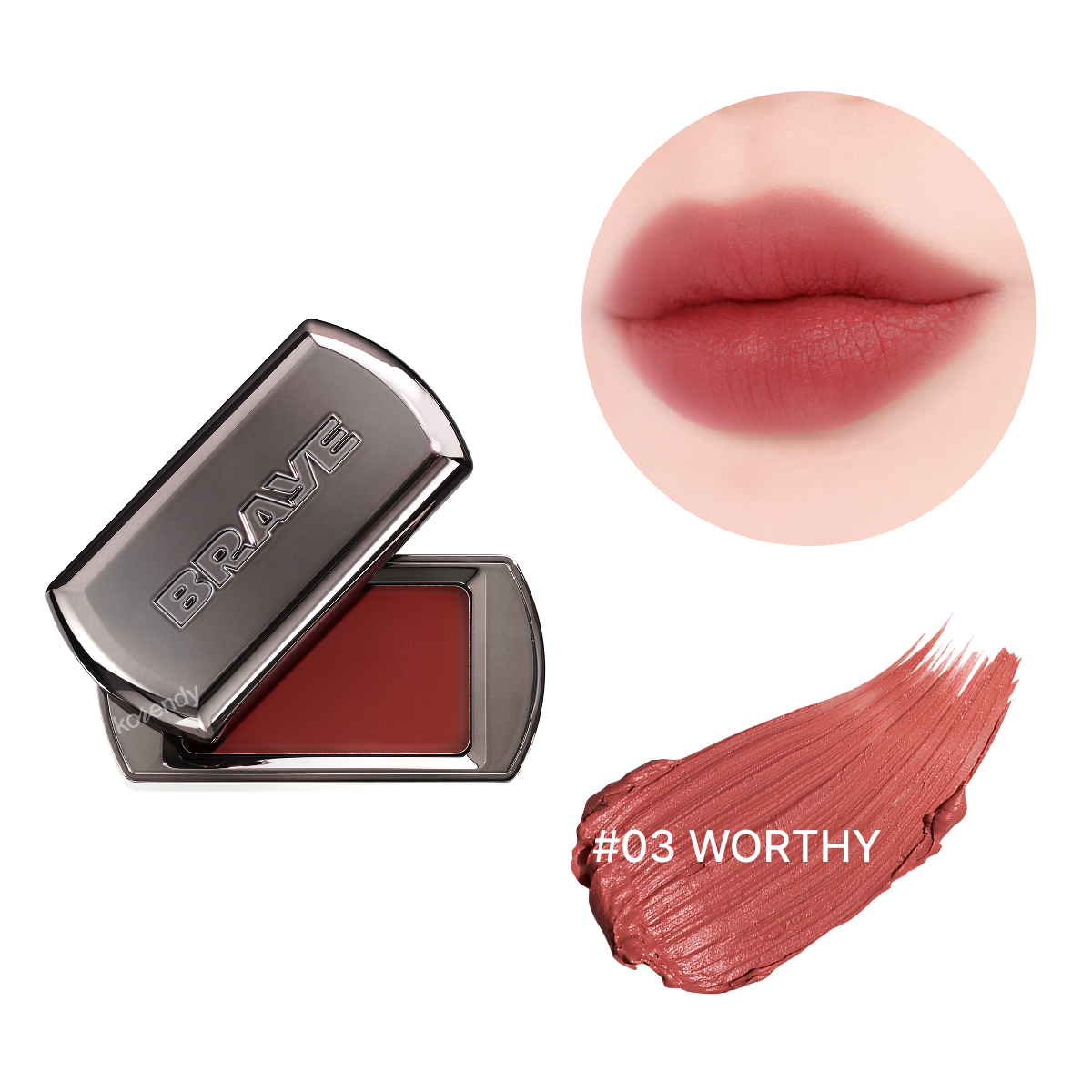 Braye Lipsleek Blur Multi-Use Lip and Cheek Balm 03 Worthy 3.2g
