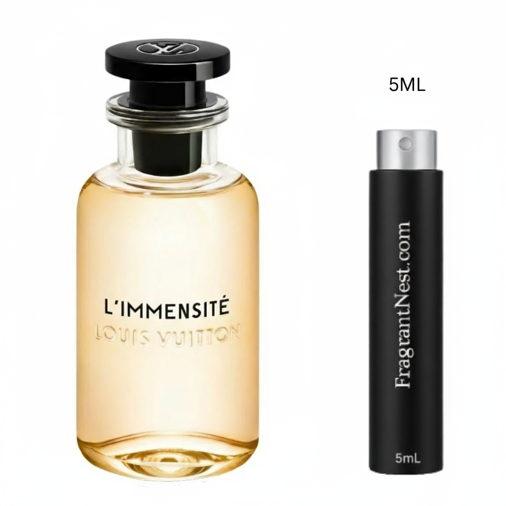 Louis Vuitton L’Immensité Eau De Parfum Travel Spray | Sample Fragrant Nest 5mL Travel Size (75 Sprays)
