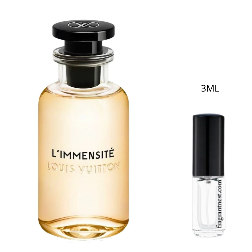 Louis Vuitton L’Immensité Eau De Parfum Travel Spray | Sample Fragrant Nest 3mL Glass Spray (45 Sprays)