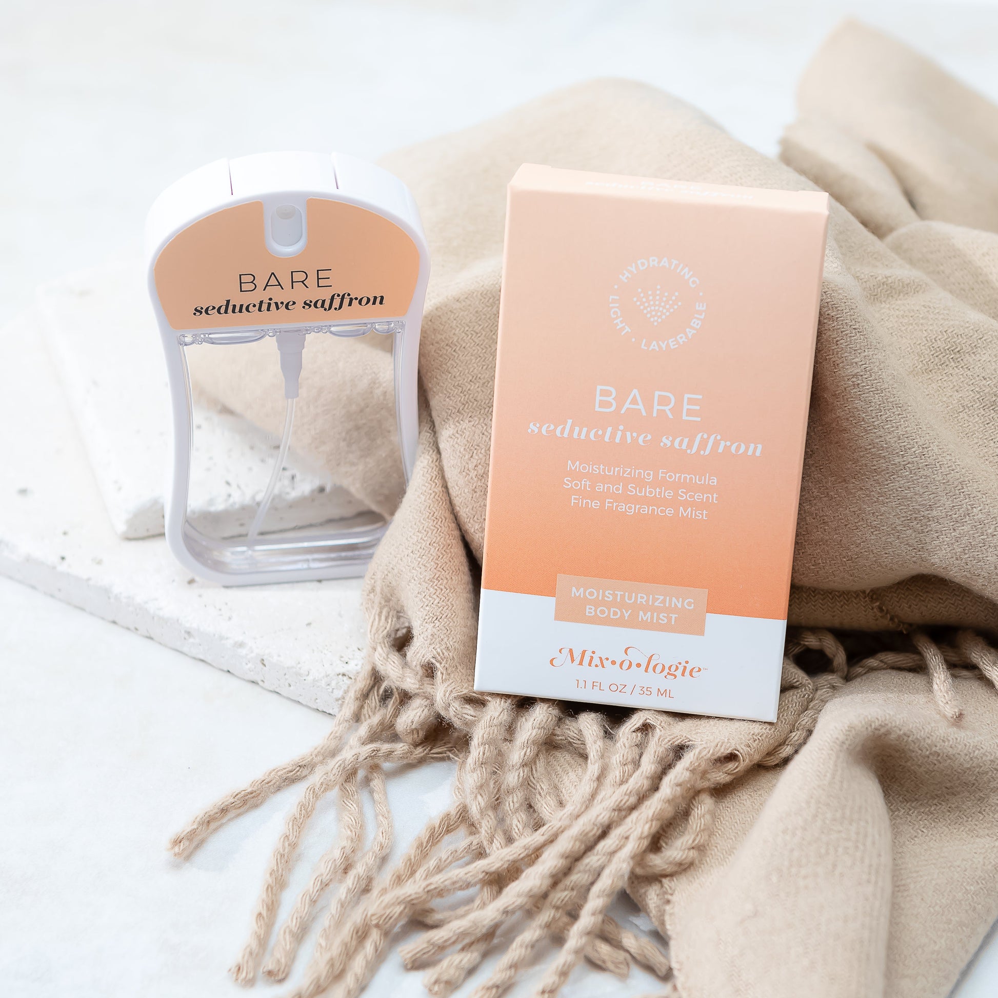 Bare (seductive saffron) | Moisturizing Body Mist Body Mist MIXOLOGIE