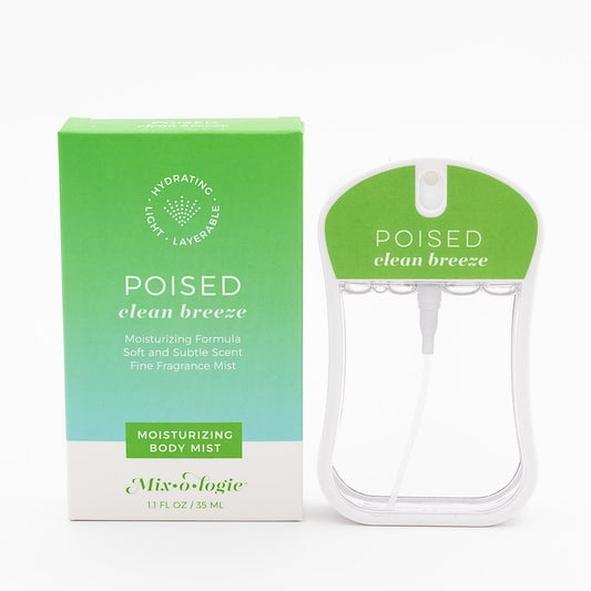 Poised (clean breeze) | Moisturizing Body Mist Body Mist MIXOLOGIE