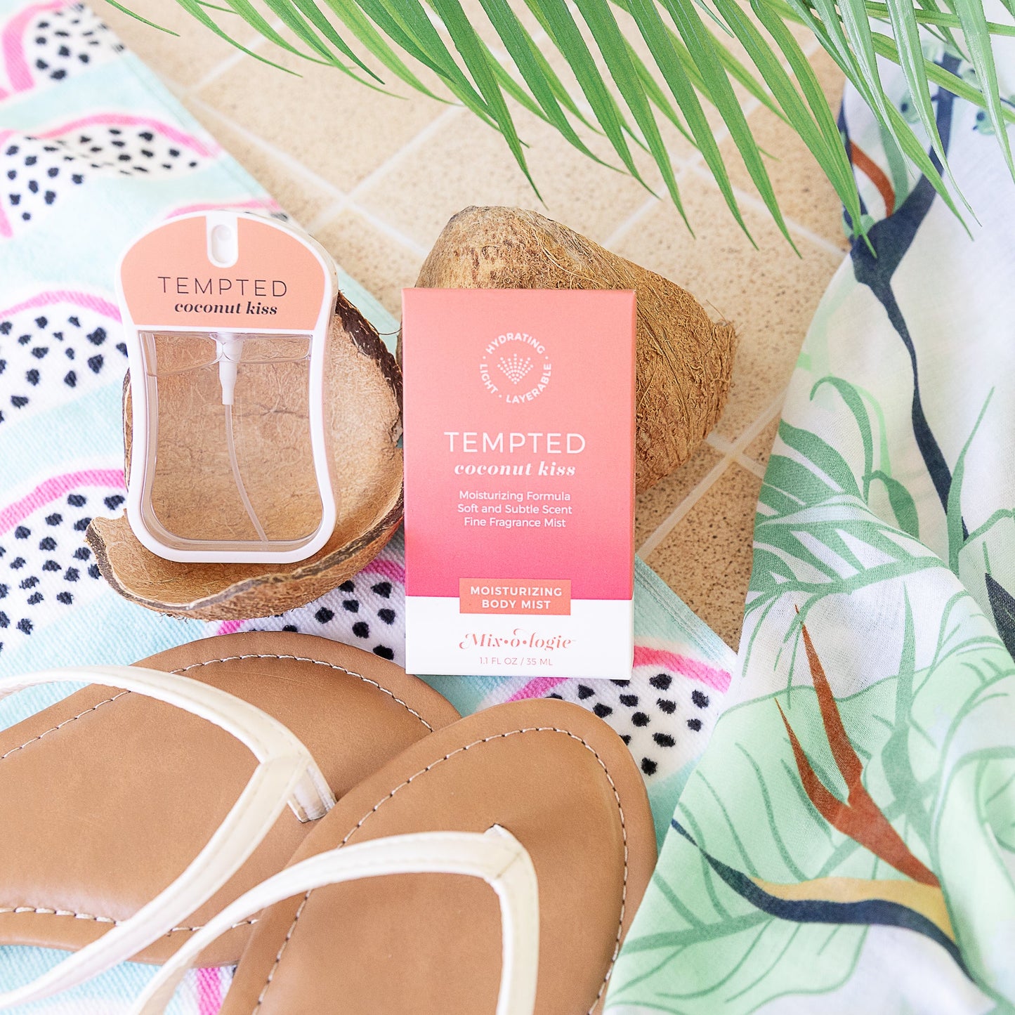 Tempted (coconut kiss) | Moisturizing Body Mist Body Mist MIXOLOGIE