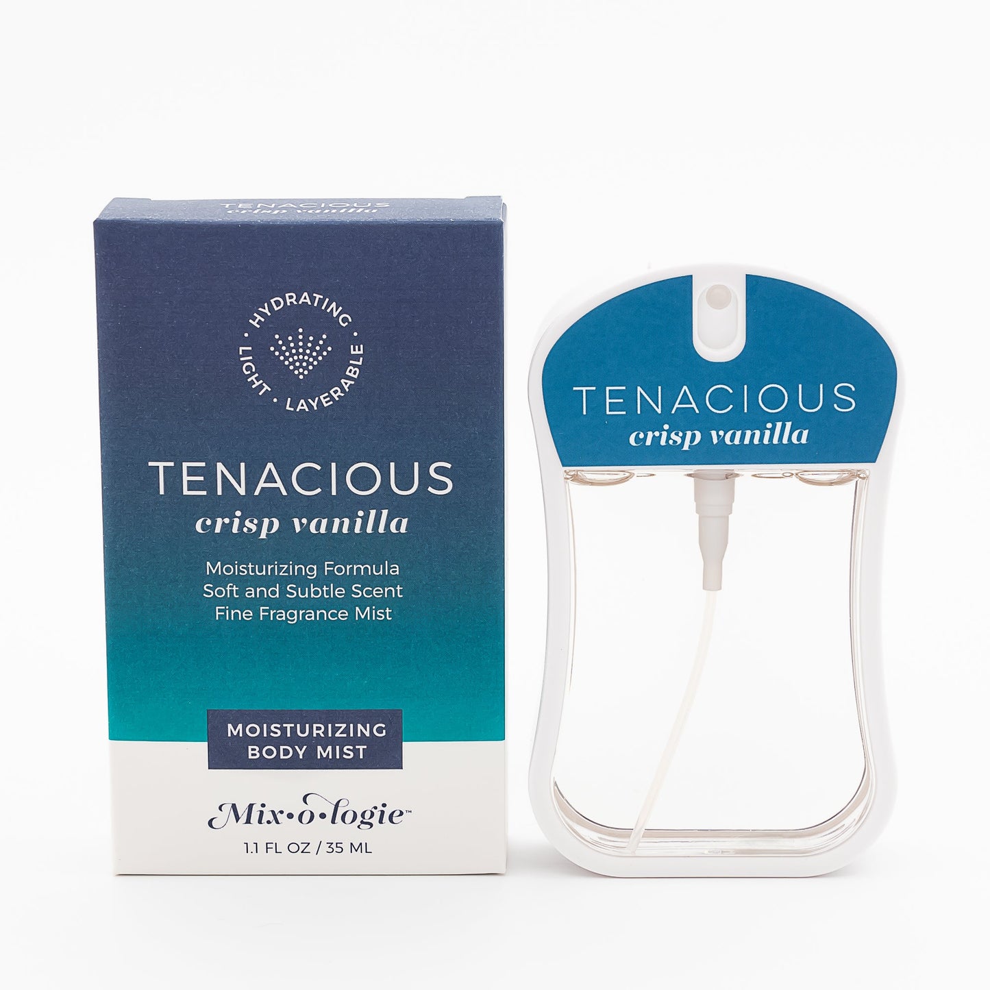 Tenacious (crisp vanilla) | Moisturizing Body Mist Body Mist MIXOLOGIE