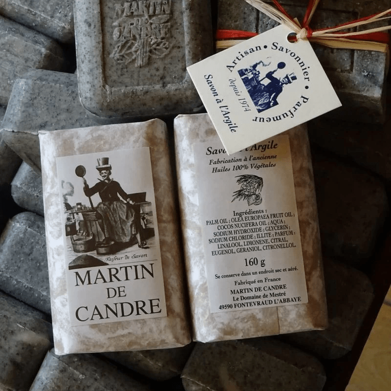 Martin de Candre Single Solid Soap Collection 100g - 250g Bar Soap Pasteur Pharmacy L'Argile 160g