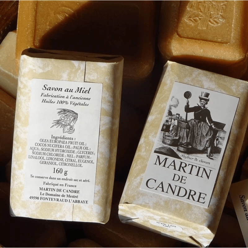 Martin de Candre Single Solid Soap Collection 100g - 250g Bar Soap Pasteur Pharmacy Miel 160g