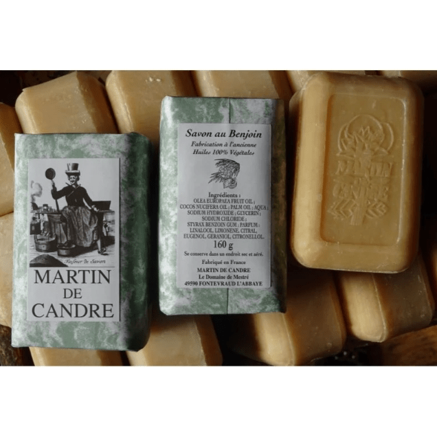 Martin de Candre Single Solid Soap Collection 100g - 250g Bar Soap Pasteur Pharmacy Benjoin 160g