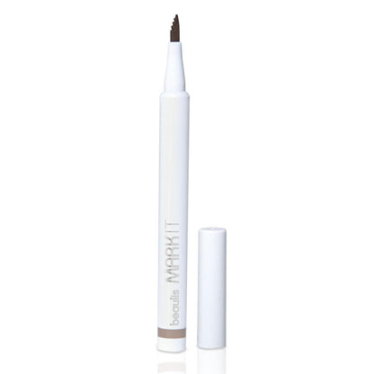 Beaulis Mark It: Lápiz de cejas en tono Natural Light Brown - A prueba de manchas, resistente al agua, definición de larga duración