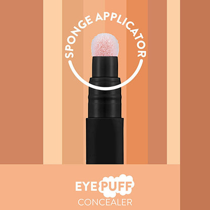 Corrector Flormar - Corrector para bolsas en los ojos con aplicador de esponja, Beige claro, Subtono frío