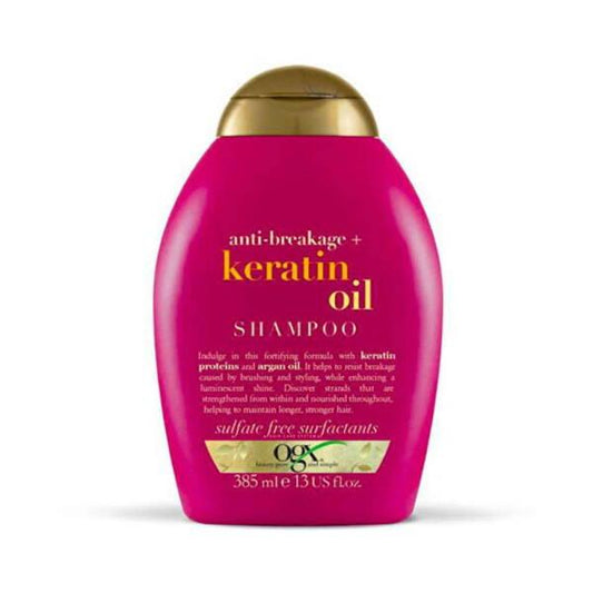 Shampooing OGX à l'huile de kératine, 385 ml - Formule fortifiante anti-casse