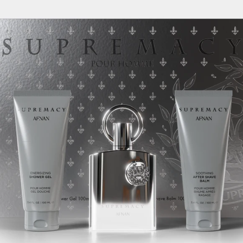 Afnan Supremacy Silver 3 Piece Gift Set Men's Gift Sets Afnan