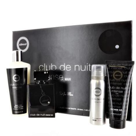 Armaf Club De Nuit Intense 4 Piece Gift Set Men's Gift Sets Armaf