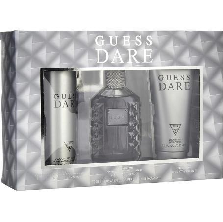 Guess Dare 3 Piece Gift Set Men's Gift Sets Guess