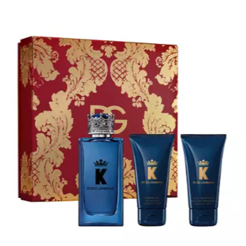 K By Dolce & Gabbana Eau De Parfum 3 Piece Gift Set Men's Gift Sets Dolce & Gabbana