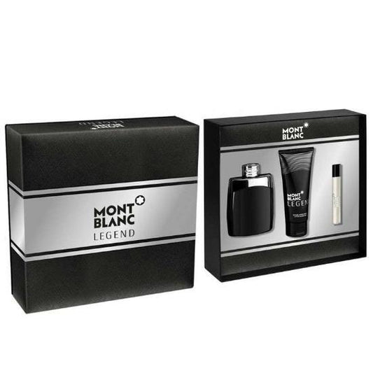 Mont Blanc Legend 3 Piece Gift Set Men's Gift Sets Mont Blanc