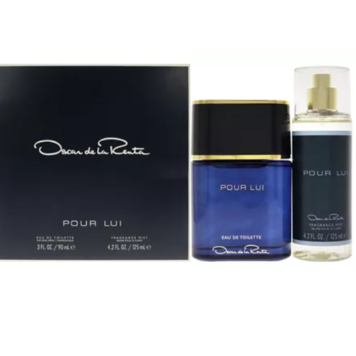 Oscar Pour Lui 2 Piece Gift Set Men's Gift Sets Oscar De La Renta