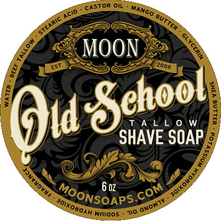 Moon Soaps Old School Tallow Shave Soap 6 Oz Shave Soap Pasteur Pharmacy
