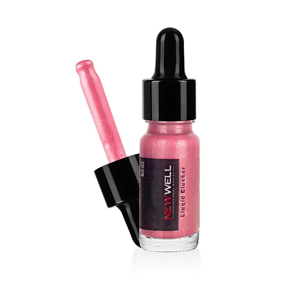New Well Liquid Blusher No:03 - Creamy Cheek Color for Radiant Complexion