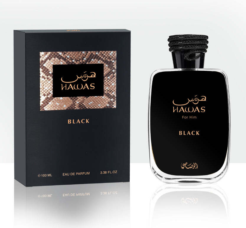 Rasasi Hawas Black Eau De Parfum Men's Cologne Rasasi