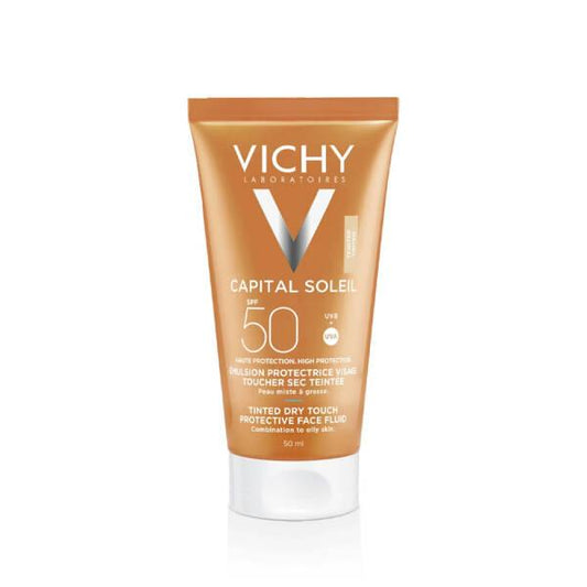 Vichy Capital Ideal Soleil BB Tinted Emulsion SPF50 Sunscreen - Waterproof, Hypoallergenic 50ml